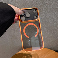 Étui magnétique transparent professionnel pour iPhone 18 Pro Max 16 15 14 13 12 11 17, coque de protection plaquée pour appareil photo pour iPhone 17 Air