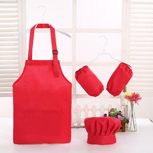 Niños hornear Chef delantal bolsillo frontal babero niños niñas delantal cocina artesanía niños delantal pintura cocina bebé delantal conjuntos - Product Image 4