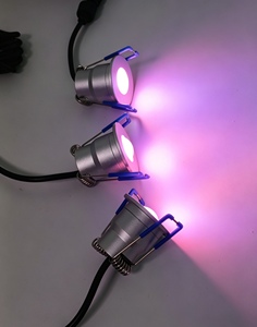 <span class=keywords><strong>Spot</strong></span> encastré <span class=keywords><strong>LED</strong></span> mini RGB 8x3W en aluminium, dimmable, étanche pour véranda ou jardin - Product Image 4