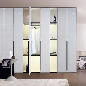 Kitchen Wall Wardrobe Door Cabinet Decorative Aluminium Alloy Window Profiles Pull Edge F Shape Handles Aluminium Profile