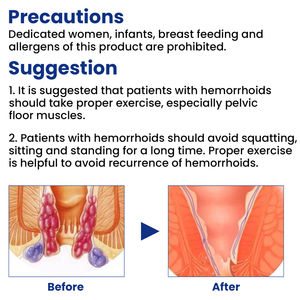 OUHOE 20g Pommade Anti-Hémorroïdes Soulageant la Douleur, les Démangeaisons et les Saignements - Product Image 6