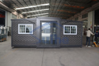 Maison mobile modulaire préfabriquée en acier Suihe de 20 pieds, extensible