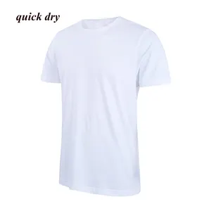 Мужская футболка с короткими рукавами, тонкая обтягивающая модная недорогая футболка 100% полиэстер быстросохнущие футболки оптовая продажа, нанесенный методом испарения краски