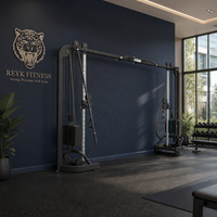 Peralatan Fitness Desain Baru Ekspor Langsung Pabrik, Cable Crossover Komersial & Rumah Tangga dengan Pin Loaded dan Bergaransi