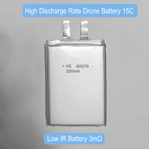 605276 High Discharge Rate Drone Battery 15C <strong>3</strong>.7V 320OmAh Low IR <strong>3</strong> Lipo Lithium Ion Battery for RC UAV Drone - Product Image 1