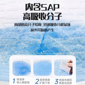 Vente en gros fabricant : Couches absorbantes pour animaux de compagnie, type épais, pour chiens, anti-fuite 3D, très absorbantes, en pâte de cellulose, désodorisantes, jetables - Product Image 3