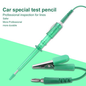 Auto Lâmpada de Cobre Detector de Tensão Volt Medidor Sonda de Teste Lápis DC 6V 12V 24V Circuito da Luz Do Carro pen Tester - Product Image 3