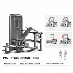 Machine de musculation professionnelle multifonctionnelle réglable pour press à la poitrine assis, entraînement du dos et des bras, équipement de force commercial pour salle de sport - Product Image 5