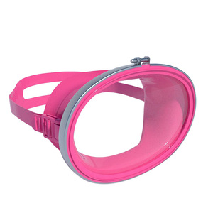 Masque encadré à une fenêtre en verre trempé de 4,0 mm anti-buée pour la plongée en apnée et les sports nautiques universels - Product Image 1