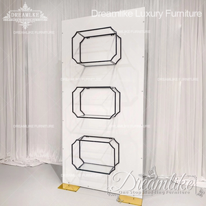 Acciaio inossidabile acrilico di alta qualità e ferro oro e nero verniciato Wine Bar ripiano doccia con piano in vetro per <span class=keywords><strong>mobili</strong></span> per la casa - Product Image 4