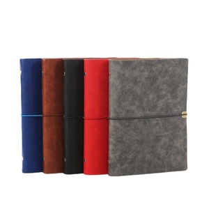 Cuaderno <span class=keywords><strong>de</strong></span> Cuero A5 al por Mayor, Bloc <span class=keywords><strong>de</strong></span> Notas <span class=keywords><strong>de</strong></span> Hojas Sueltas, <span class=keywords><strong>Diario</strong></span> para Minutas <span class=keywords><strong>de</strong></span> Reuniones, 100 Hojas, Regalo Personalizado - Product Image 5