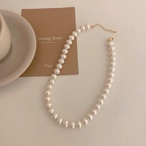 Collar de Perlas de Agua Dulce Naturales para Mujer XL9-5, Diseño Elegante y Exclusivo, Cadena Sensacional para Clavícula, Inspirado en la Belleza - Product Image 3