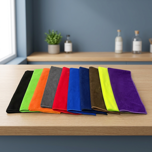 Super Absorbent 500GSM Microfiber Towel 40x60CM Soft Durable Cloth for <b>Car</b> <b>Polishing</b> Washing Drying and Auto Detailing - Product Image 4