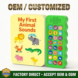 Libro de Sonidos con Tapa Dura para Niños - Certificado por CPSIA y CPC, Audiolibro de Cuentos en Inglés con Control Táctil - Product Image 2