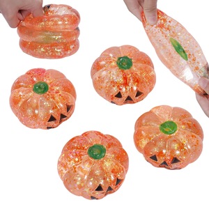Juguetes musicales de goma de malta con forma de calabaza grande para descompresión, de rebote lento, al por mayor - Product Image 3