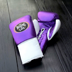 GYMSTERO Prix de gros Gants de boxe en cuir de vachette véritable de haute qualité, à doigts entiers, avec sangle de poignet réglable et fermeture auto-agrippante - Product Image 1