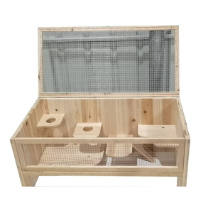 <span class=keywords><strong>Cage</strong></span> en bois pour Hamsters, meubles pour animaux de compagnie - Product Image 3