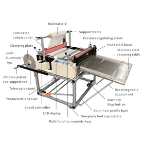 Cortadora de laminación de tela de fieltro adhesiva de espuma eva, máquina automática de corte, oca, laminación de película óptica, <span class=keywords><strong>venta</strong></span> directa de fábrica - Product Image 2