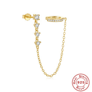 ต่างหูเงินแท้ S925 แบบหนีบ ประดับพู่ห้อย ดีไซน์ยุโรปและอเมริกา สินค้าขายดีข้ามพรมแดน - Product Image 2