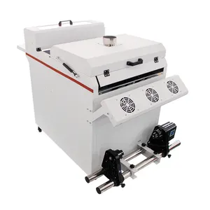डीटीएफ के लिए पाउडर शेकर मशीन 60 सेमी डीटीएफ प्रिंटर के लिए 24 इंच 2 हेड XP600 2024 में गर्म बिक्री डीटीएफ शेकर पाउडर
