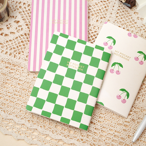 Libreta de Bolsillo A6 con Cubierta de Papel <span class=keywords><strong>y</strong></span> Logotipo Personalizado, 3 Colores, Encuadernada con Hilo Cosido, Mini Diario para Notas de Viaje - Product Image 5