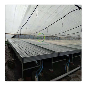 Ebb y Flow-bancos giratorios hidropónicos, mesas de cultivo, bandejas de estante baratas, bandeja de inundación de plástico para guardería, Banco rodante - Product Image 3