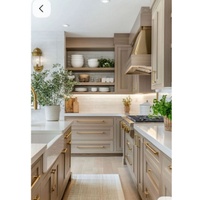 Meubles de cuisine modulaires sur mesure CBMmart, design américain, style Shaker, blanc nacré, en bois massif, RTA.