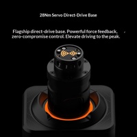 Volant de simulation de course professionnel SIMAGIC Alpha EVO Ultra 28Nm Servo Direct Drive Base à couple élevé sans fil 2,4 GHz