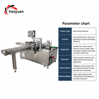 Machine d'emballage automatique HAOYUAN HY-100 pour masques, puces, noix, cosmétiques, films et sachets – Fonctionnement stable, efficacité élevée, large application