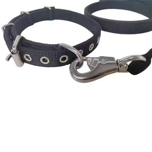 Fabrika toptan kalın naylon köpek tasması ve kemer seti taktik köpek yaka ve kemer seti - Product Image 5