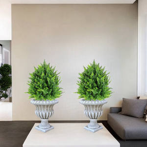 Árbol Topiario Artificial de Cedro, Planta Artificial de Alta Simulación para Decoración de Halloween y Navidad en Exteriores y Porche Delantero - Product Image 5