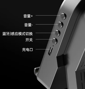 แท่นชาร์จโทรศัพท์ไร้สายพร้อมไฟ LED สำหรับตั้งโต๊ะ สำหรับ Apple iPhone พลาสติก ABS สีขาว หมุนได้ 360 องศา - Product Image 4