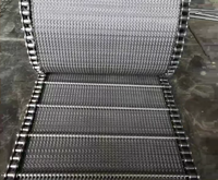 Chaîne en acier inoxydable perforée pour la ligne de séchage industrielle de biscuits enrobés de chocolat
