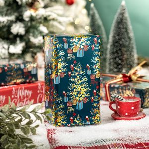Christmas Wrapping <b>Paper</b> <b>Roll</b> 17 Inch x 33 Feet Double Side Reversible Gift <b>Wrap</b> for Holiday Crafting - Product Image 2