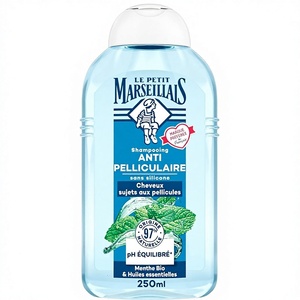Le Petit Marseillais Shampoing Antichute à l'Huile Essentielle de Menthe pH Équilibré Sans Silicone Liquide - Product Image 1