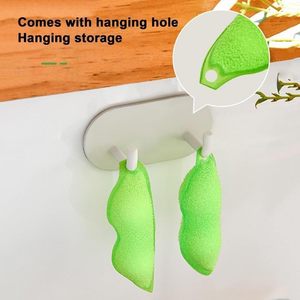 Éponge de nettoyage en forme de haricot <span class=keywords><strong>magique</strong></span> réutilisable résistante à la chaleur pour le nettoyage interne des bouteilles à col étroit - Product Image 3