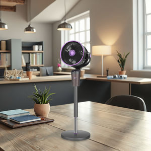 6,9-Zoll Elektrischer AC-Standventilator mit Fernbedienung, Höhenverstellbar, Digitale Steuerung, Geräuscharm, Luftkühlung, Energiesparend - Product Image 3