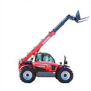 WSC735 Telescopic Handler <span class=keywords><strong>Wheel</strong></span> <span class=keywords><strong>Loader</strong></span> Diesel Berkualitas Tinggi 4WD untuk Konstruksi, Pertanian & Penanganan Material - Product Image 1