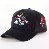 Gorra de béisbol de 5 paneles de gamuza y malla personalizada por el fabricante con logo bordado en 3D, estampado en relieve, estilo hip hop, a rayas, para ciclismo, deportes y uso casual.