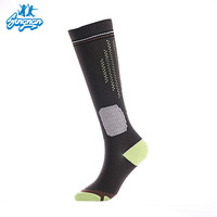 Chaussettes de sport de compression professionnelles pour femmes, chaussettes de cyclisme personnalisées jusqu'au genou, logo personnalisé pour le yoga, chaussettes de sport de compression