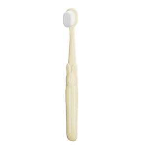 Children's <b>Toothbrush</b> Soft Bristle Small <b>Head</b> Yellow For Ages 3-12 Home Use High Quality Nylon - Product Image 1
