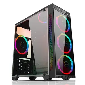 Custodia per Computer JIGUANG ATX più popolare custodia in vetro RGB custodia per PC Desktop per Computer