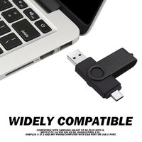 Toplu ucuz döner tip-c USB Flash sürücü 1GB 2GB 4GB 2.0 USB-C Memory Stick 3.0 8GB 16GB 32GB kalem sürücü iPhone 17 16 15