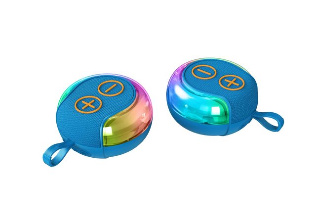 Mini RGB Waterproof for Boombox Speaker Active Portable Wireless Power Bank for Outdoor Mobile Phone Charging USB Plastic