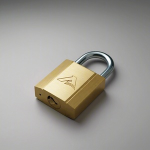 Cadenas antivol universel en laiton étanche à double levier avec logo personnalisé pour un accessoire de voyage pratique - Product Image 5