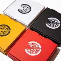 Boîte à pizza personnalisée en gros, conception d'impression personnalisée, emballage de boîte à pizza, boîte à pizza avec logo