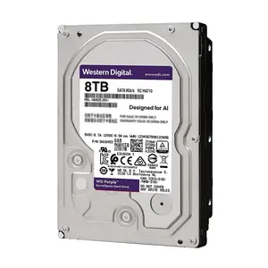 Atacado roxo hdd 1tb 2tb 3tb, 4tb 6tb 8tb 10tb disco rígido roxo hdd para cctv câmera dvr usado reformado hdd