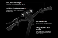 Trottinette Électrique Pliable Rapide Tout-Terrain 10 Pouces Pneu Tubeless 48V Entreposage UE US, Frein Avant pour Adultes