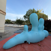 Fourmi monstre verte gonflable multi-jambes pour la décoration d'expositions d'art, ballon insecte gonflable pour les activités muséales