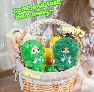 Nuovo Arrivo 100% Autentico 6 Pezzi/Scatola Baby Three Mini Animals World Blind Box Bambole di Peluche in Vinile Kawaii Portachiavi Giocattolo - Product Image 4